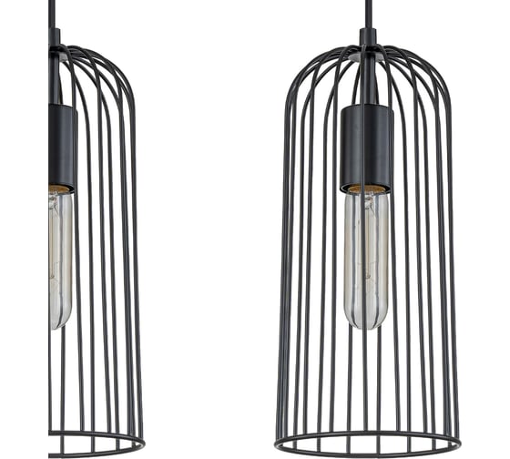 Подвесной светильник ESCADA E27*60W Black 10198/3S