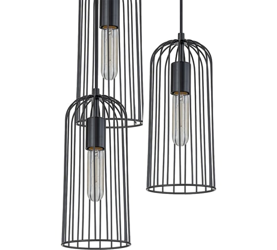 Подвесной светильник ESCADA E27*60W Black 10198/6
