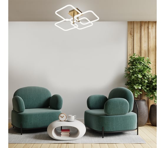Потолочный светильник ESCADA 10279/4 LED*132W Brass 10279/4LED