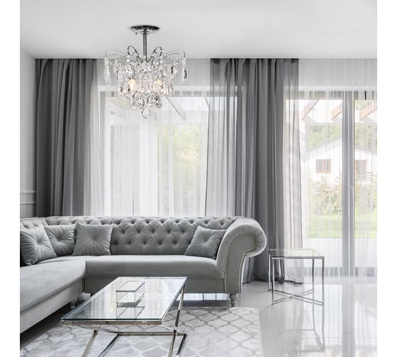 Потолочный светильник ESCADA 682/4PL Е27*60W Chrome 682/4PL Chrome