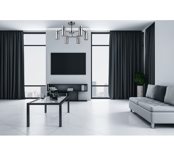 Потолочный светильник ESCADA E14*15W Chrome 1115/6PL