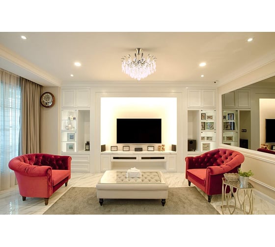 Потолочный светильник ESCADA E14*40W Antique brass 664/8P