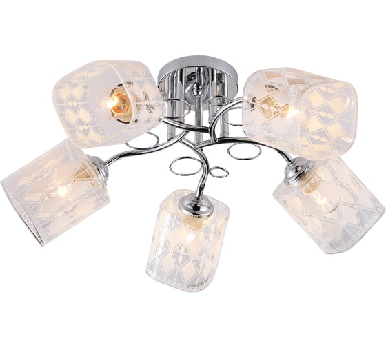 Потолочный светильник ESCADA E27*40W Chrome 1106/5PL