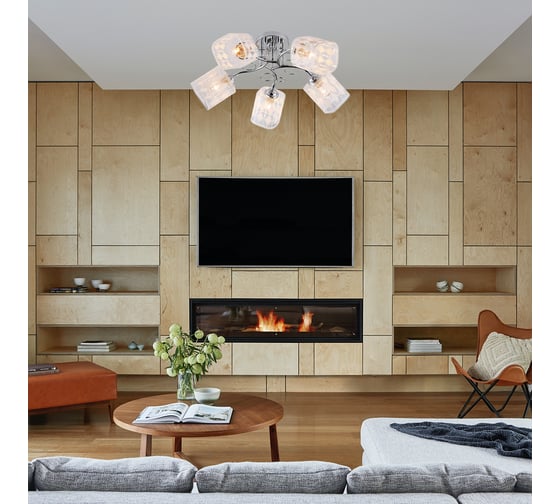 Потолочный светильник ESCADA E27*40W Chrome 1106/5PL
