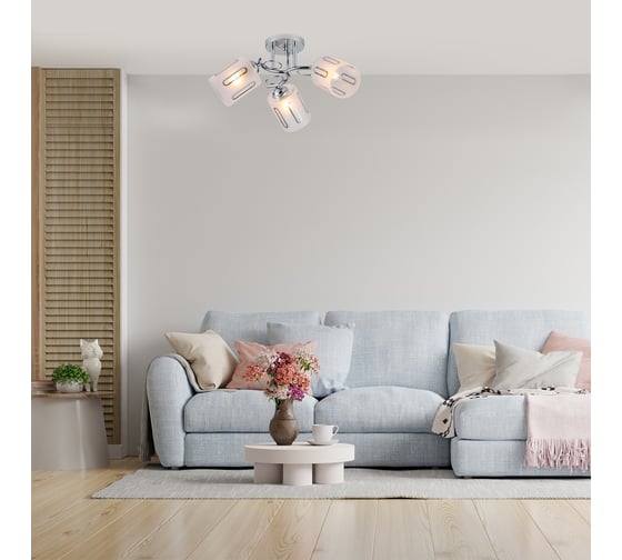 Потолочный светильник ESCADA E27*40W Chrome 1120/3PL