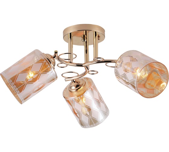 Потолочный светильник ESCADA E27*40W Gold 1107/3PL