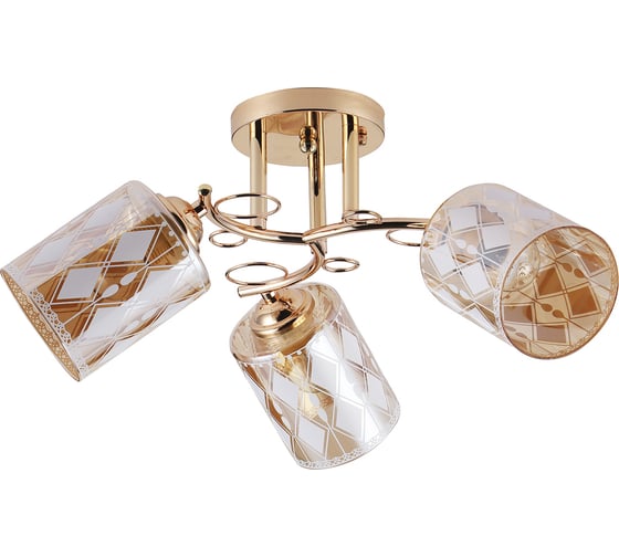 Потолочный светильник ESCADA E27*40W Gold 1107/3PL