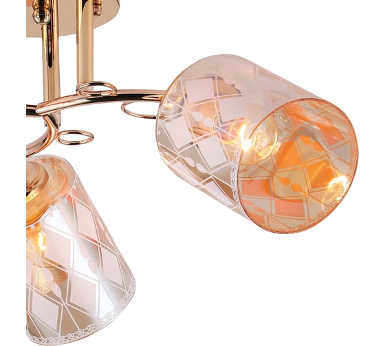 Потолочный светильник ESCADA E27*40W Gold 1107/3PL