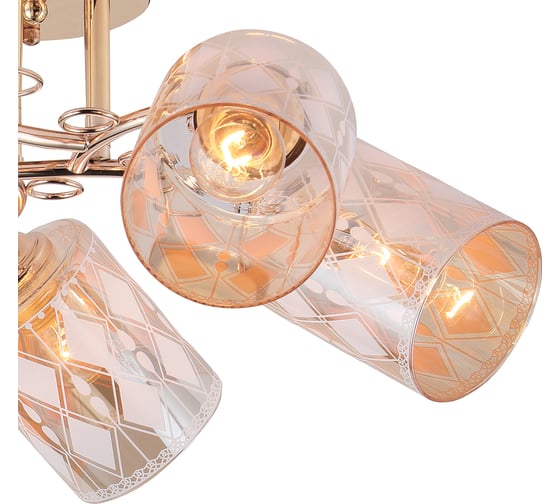 Потолочный светильник ESCADA E27*40W Gold 1107/5PL