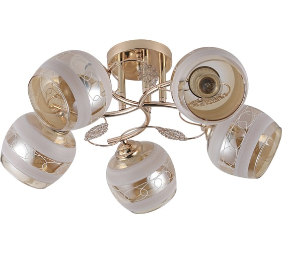 Потолочный светильник ESCADA E27*40W Gold 1110/5PL