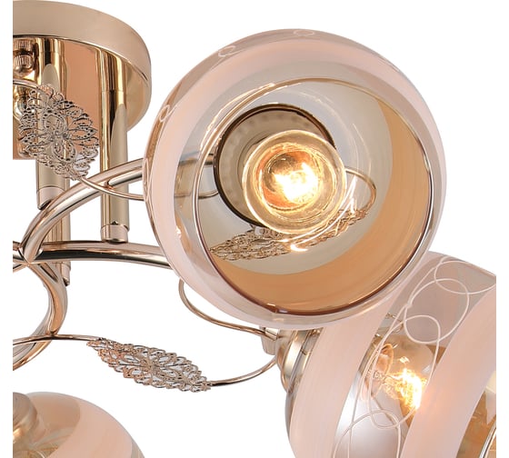 Потолочный светильник ESCADA E27*40W Gold 1110/5PL