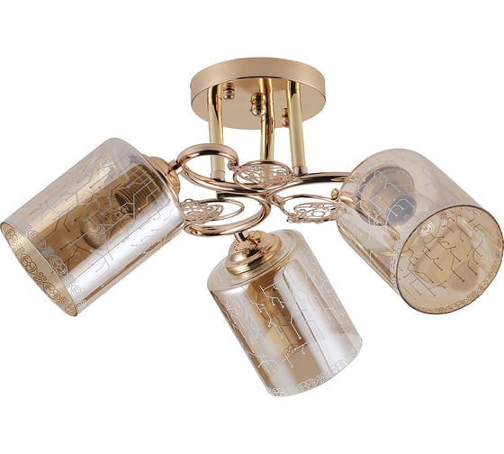 Потолочный светильник ESCADA E27*40W Gold 1118/3PL