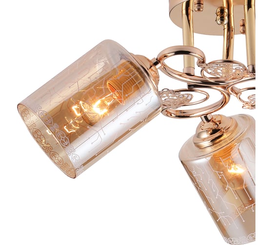 Потолочный светильник ESCADA E27*40W Gold 1118/3PL