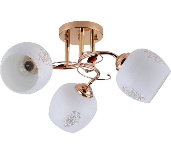 Потолочный светильник ESCADA E27*40W Gold 1121/3PL
