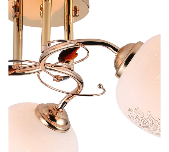 Потолочный светильник ESCADA E27*40W Gold 1121/3PL
