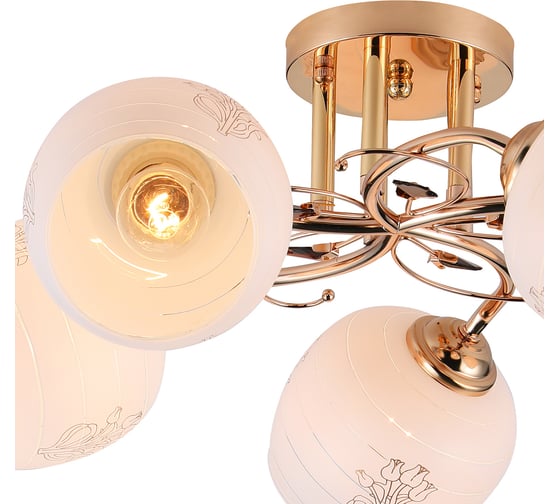Потолочный светильник ESCADA E27*40W Gold 1121/5PL