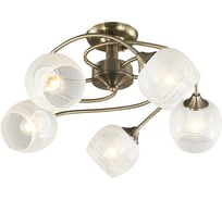 Потолочный светильник ESCADA E27*60W Antique brass 1178/5P