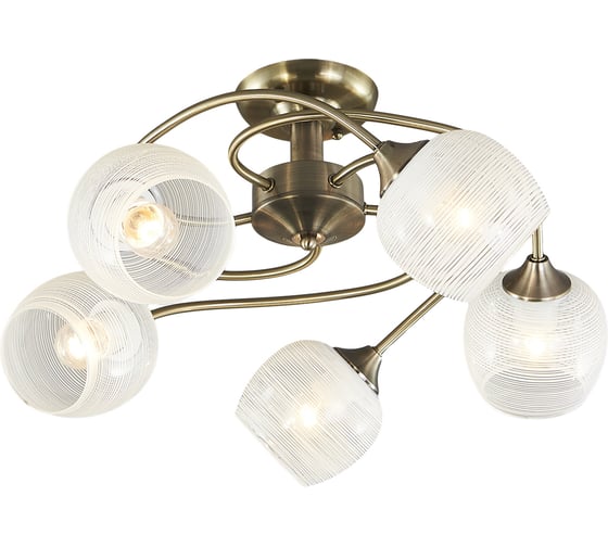 Потолочный светильник ESCADA E27*60W Antique brass 1178/5P 1