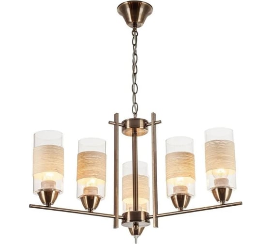 Подвесной светильник ESCADA E27*60W D610 Antique Brass 572/6