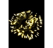 Светодиодная гирлянда Магия праздника "ФЕЙЕРВЕРК", 5 мм., 200 LED, теплый белый, 2м, 8 режимов MAG-G069-200