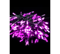 Светодиодная гирлянда Магия праздника "ФЕЙЕРВЕРК", 5 мм., 200 LED, розовый, 2м, 8 режимов MAG-G075-200