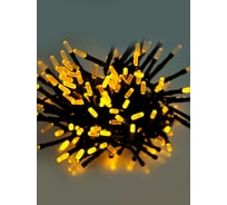 Светодиодная гирлянда Магия праздника "ФЕЙЕРВЕРК", 5 мм., 200 LED, желтый, 2м, 8 режимов MAG-G072-200