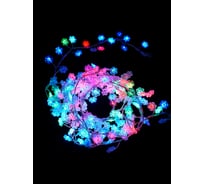 Светодиодная гирлянда Магия праздника "СНЕЖИНКИ", 200 LED, мноцвет., 2,8 м., GS IP20, 4.5 V MAG-G005-200