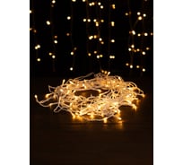 Декоративная гирлянда СТАРТ 100led, 220v, бахрома, для улицы, 3x0,7м, коннект, теплый 143