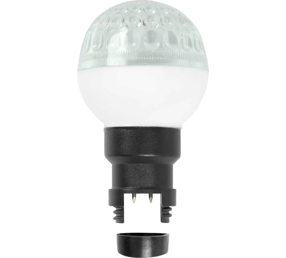 Светодиодная лампа-строб NEON-NIGHT диаметр 50мм, 6 LED, с патроном, тёплый-белый 405-155 1