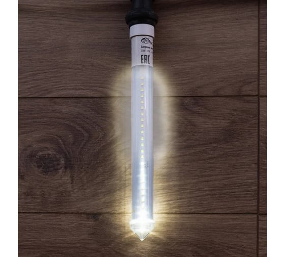 Светодиодная тающая сосулька NEON-NIGHT E27, 30см, 48 LED, цвет свечения: белый 256-161