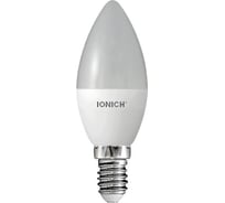 Светодиодная лампа IONICH декоративное освещение Свеча ILED-SMD2835-C37-8-720-230-4-E14 1300 1535
