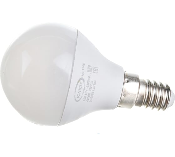 Светодиодная лампа IONICH декоративное освещение ILED-SMD2835-P45-8-720-230-4-E14 1317 1548