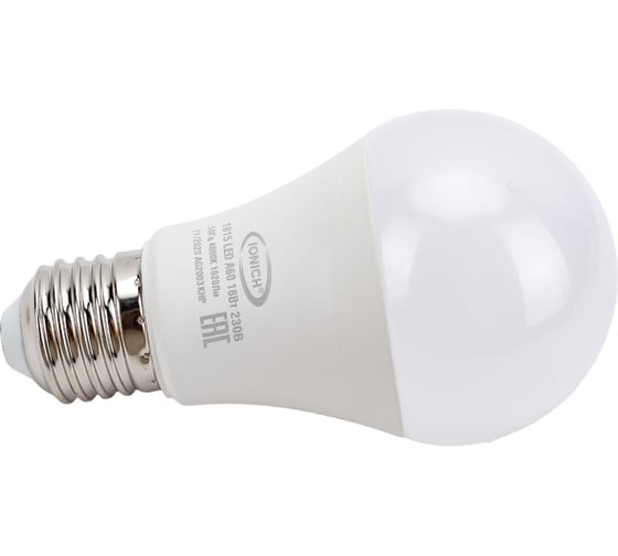 Светодиодная лампа IONICH общего назначения ILED-SMD2835-A60-18-1500-230-4-E27 0154 1615 1