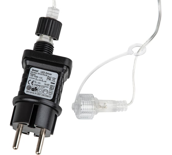 Светодиодная бахрома Uniel ULD-B25006-440/TTK WARMWHITE-WHITE IP44 UL-00010938