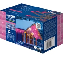 Светодиодная бахрома Uniel ULD-B12006-195/TTK PINK IP44 UL-00010881