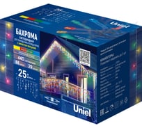 Светодиодная бахрома Uniel ULD-B25006-440/TTK MULTI IP44 UL-00010886