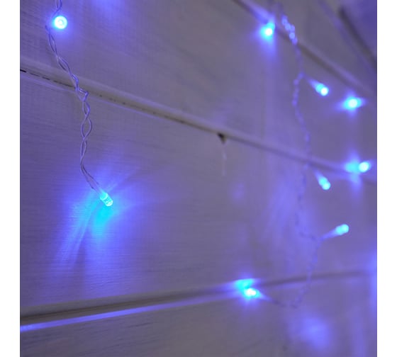 Светодиодная бахрома Uniel ULD-B25006-440/TTK BLUE-WHITE IP44 UL-00010939