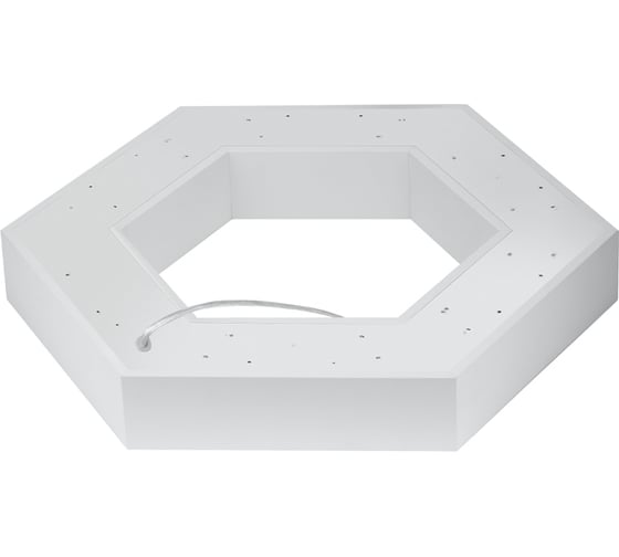 Светильник LED ЭРА Geometria Hexagon SPO124W40K051 51Вт, 4000К, 800х800х80, белый, подвесной, драйвер внутренний Б0058882