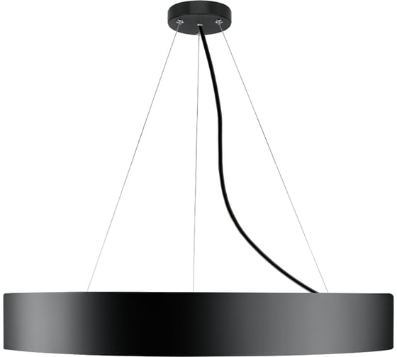 Светильник LED ЭРА Geometria Ring SPO132B40K088 88Вт, 4000К, 800х800х80, черный, подвесной, драйвер внутри Б0058901
