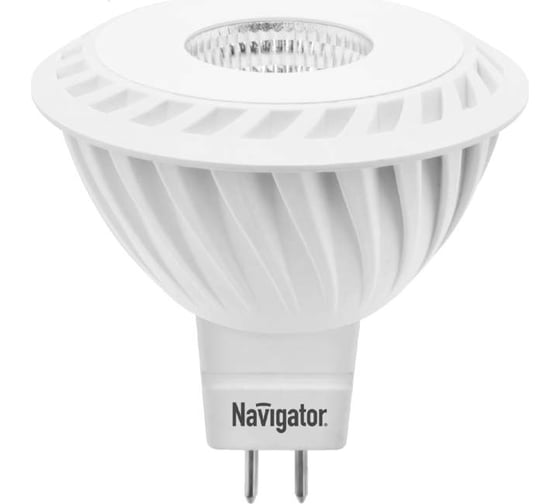 Светодиодная лампа Navigator NLL-MR16-7-230-4K-GU5.3-60D 7Вт 4000К белый 170-260В 94351 1