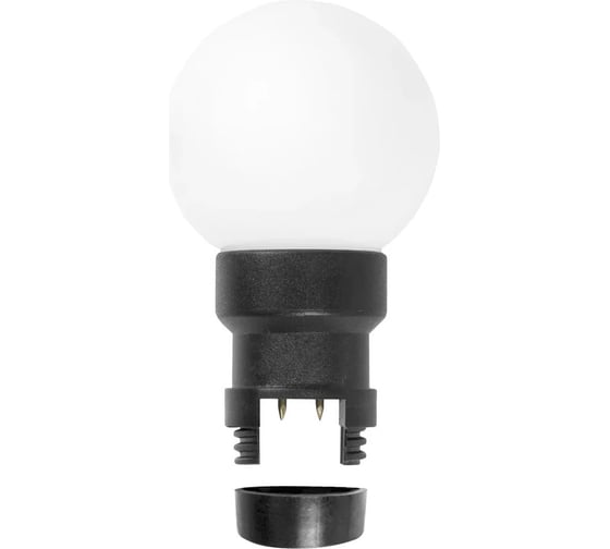 Светодиодная лампа-шар NEON-NIGHT диаметр 45мм 6 LED, с патроном, цвет свечения: белый 405-145