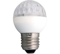 Светодиодная лампа-шар для украшения NEON-NIGHT диаметр 50 мм,цоколь е27,9 LED,1 Вт желтая 405-211