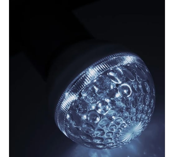 Светодиодная лампа-шар для украшения NEON-NIGHT диаметр 50 мм, цоколь е27, 10 LED, 1 Вт белая 405-615