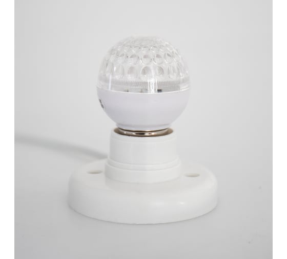 Светодиодная лампа-шар для украшения Neon-Night 50 мм цоколь E27 9 LED 1 Вт тепло-белая 405-216