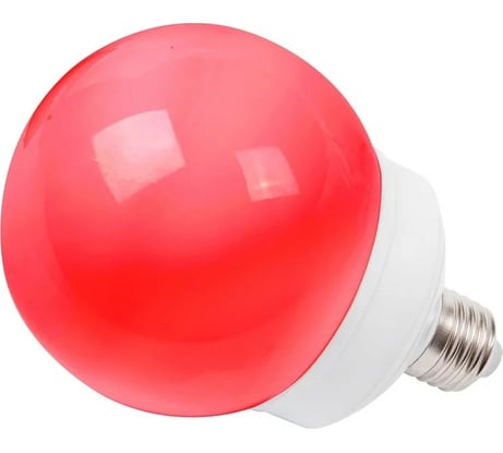 Светодиодная лампа-шар для украшения Neon-Night диаметр 100 мм E27 12 LED 2Вт красная 405-132