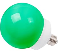 Светодиодная лампа-шар для украшения NEON-NIGHT диаметр 100 мм цоколь e27 12 LED 2Вт зеленая 405-134