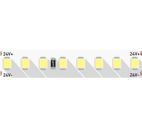 Светодиодная лента DesignLed DSG2835 WW 160L-V24-IP33, 3000K, 5W/m, LUX DSG2160-24-WW-33 1