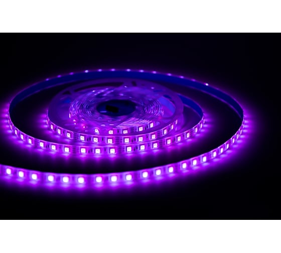Комплект светодиодной ленты URM, 5050-60led-12V-14.4W, 840LM/m-IP20, RGB 5m N01003