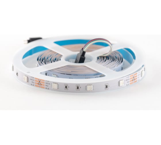 Комплект светодиодной ленты URM, 5050-30led-12V-7.2W, 420LM/m-IP20, RGB 5m N01001