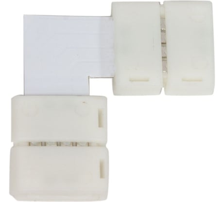 Комплект L коннекторов FERON с соединителем для светодиодной ленты 3528/8мм, LD184 10шт в упаковка 23131